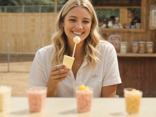 Lily with Giraffe Milk Cake Pop Popsicle Cups