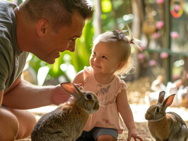 Tender Moments at the Petting Zoo